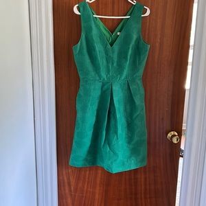 Jcrew factory aline dress. Emerald size 6. GUC